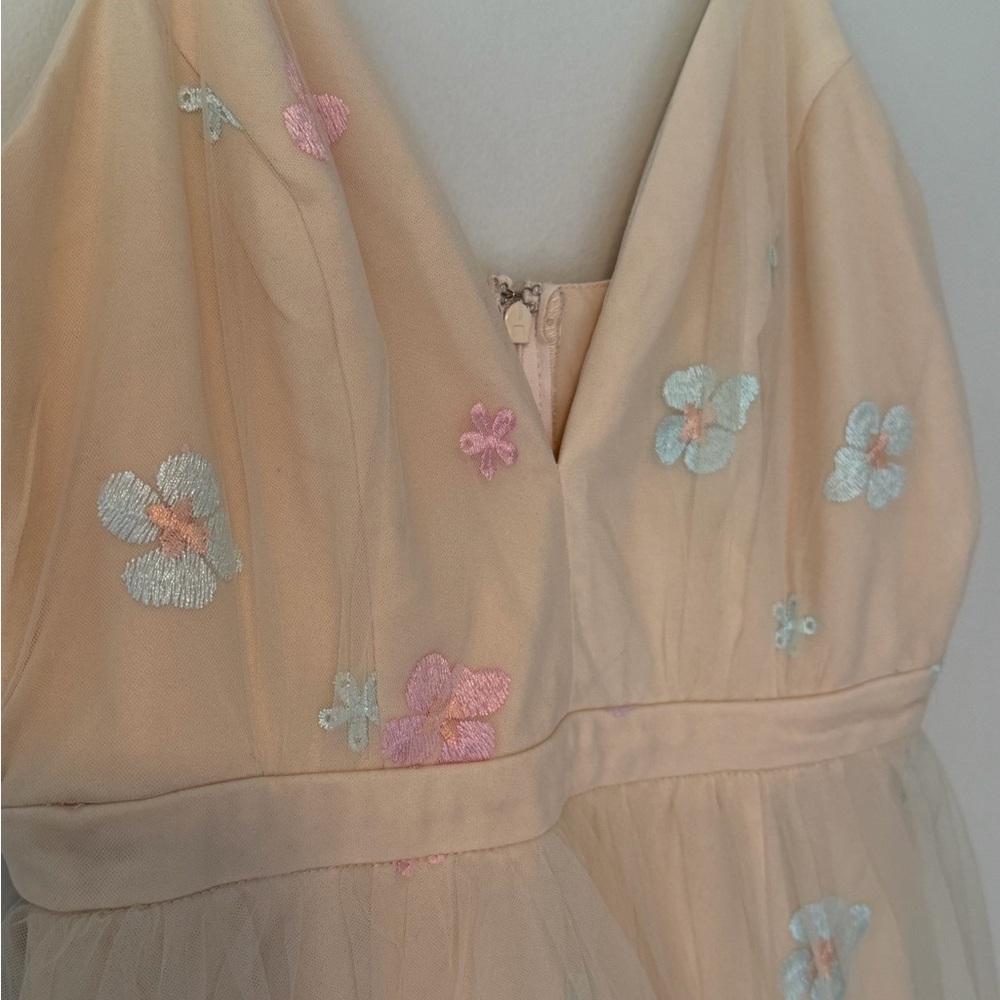 NWT Maniju Formal Tulle Maxi Dress